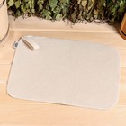 Коврик - сидушка для бани и сауны «Классический», 40×30 см, 70% полиэфир, 30% шерсть, белый, «Добропаровъ» - Фото 5