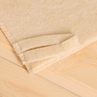 Рукавица для бани и сауны светлая - Фото 2