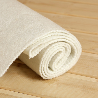 Коврик - лежак для бани и сауны, 150×50 см, войлок, светлый, «Добропаровъ»