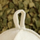 Набор для бани "3 в 1" шапка, коврик, рукавица - Фото 7