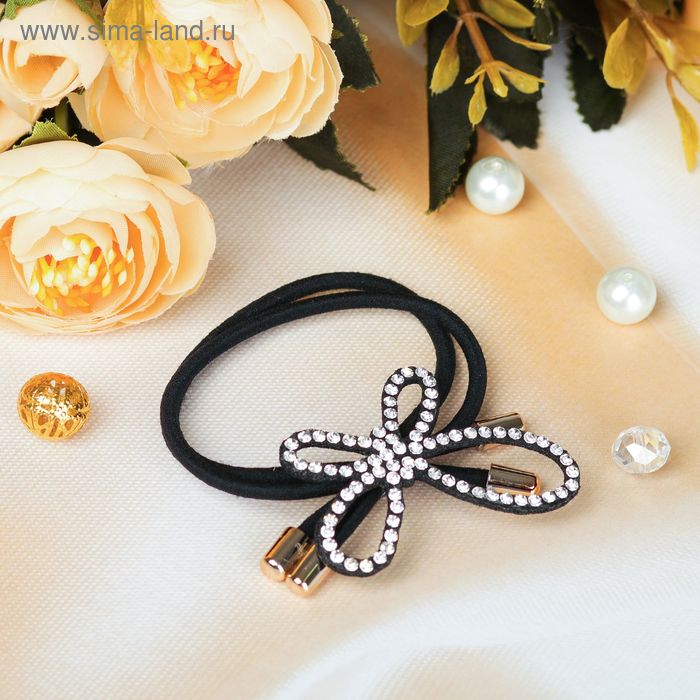 Резинка для волос "Афина", бабочка - Фото 1