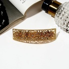 Заколка - автомат для волос «Либерти», розы, 8.3 см, золото (комплект 2 шт) - фото 52988188