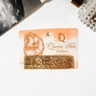 Заколка - автомат для волос «Либерти», розы, 8.3 см, золото (комплект 2 шт) - фото 52988190