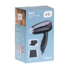 Фен Irit IR-3142, 850 Вт, 2 скорости, 2 темп. режима, концентратор, складная ручка, чёрный - Фото 4