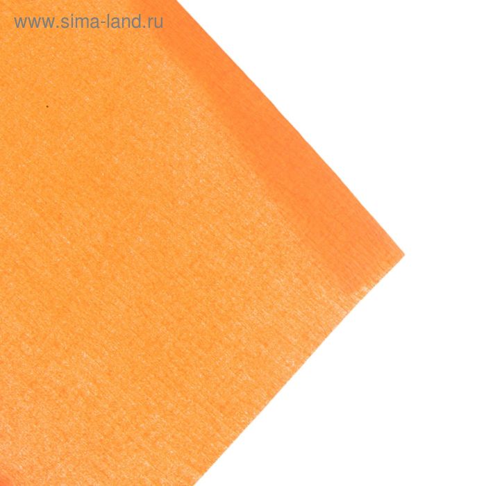 Бумага креповая поделочная гофро Koh-I-Noor 50 x 200 см 9755/12 оранжевая темная, в рулоне - Фото 1