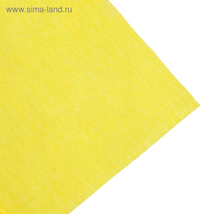 Бумага креповая поделочная гофро Koh-I-Noor 50 x 200 см 9755/10 жёлтая тёмная, в рулоне - Фото 1