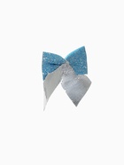 Ёлочные игрушки 12 шт. «Зимнее волшебство. Бант» пластик, 5.5×5 см, серебристо-голубой - Фото 7