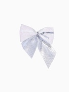 Ёлочные игрушки 12 шт. «Зимнее волшебство. Бант» пластик, 5.5×5 см, серебристо-белый - Фото 11