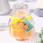 Свеча ароматическая в банке "Горшочек", апельсин, 9х7,5см - Фото 2
