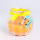 Свеча ароматическая в банке "Горшочек", апельсин, 9х7,5см - Фото 4