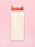 Палочки для кондитерских изделий Доляна, d=0.4 см, 20 см, набор 50 шт., бумага, белые - Фото 5