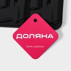 Форма для шоколада Доляна «Пистолет», силикон, 18.7×13.4 см, 6 ячеек (7.5×5.1 см), тёмно-серая - Фото 5