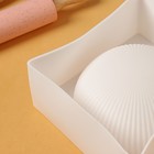 Форма для муссовых десертов и выпечки KONFINETTA «Полусфера», силикон, 19,4×8 см, d=16 см. цвет белый - фото 4575113