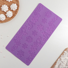 Силиконовый коврик для айсинга Доляна «Снег кружится», 39,6×20 см, цвет МИКС - Фото 2