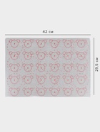 Коврик для выпечки армированный «Макарун. Ушки», силикон, 42×29.5 см - Фото 2