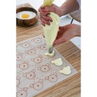 Коврик для выпечки армированный «Макарун. Ушки», силикон, 42×29.5 см 2389473