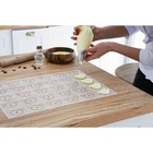 Коврик для выпечки армированный «Макарун. Ушки», силикон, 42×29.5 см - Фото 4