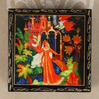 Шкатулка «Восточная сказка», 10×10 см, лаковая миниатюра - Фото 2
