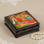 Шкатулка «Сказка о царе салтане», 10х10 см, лаковая миниатюра - Фото 1