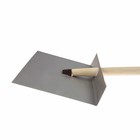 Лопата оцинкованная, ковш 375 × 500 мм,однобортная, однобортная, деревянный черенок - Фото 3
