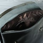 Рюкзак мол L-1019, 29*13*33, отд на молнии, н/карман, черный - Фото 3