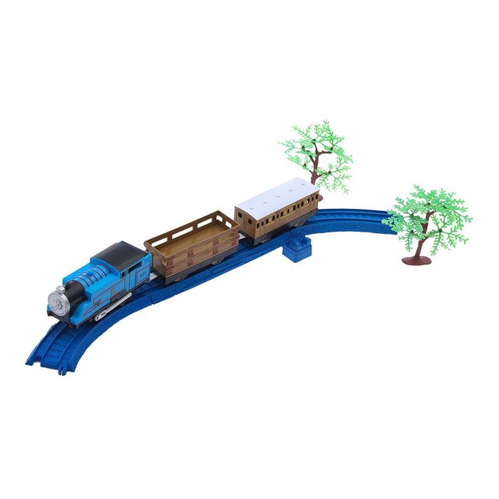 Железная дорога «Скорый поезд», работает от батареек, световые и звуковые эффекты - фото 1908323682