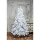 Искусственная ёлка белая «ЕлкиТорг. Жемчужная», 120 см, d нижнего яруса 85 см, 234 ПВХ ветки на крючках - Фото 1