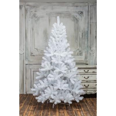 Искусственная ёлка белая «ЕлкиТорг. Жемчужная», 120 см, d нижнего яруса 85 см, 234 ПВХ ветки на крючках