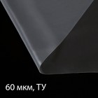 Плёнка полиэтиленовая прозрачная, 60 мкм, 3 × 5 м, рукав (1,5 м × 2), Эконом 50 % - фото 26524494