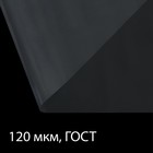 Плёнка полиэтиленовая, толщина 120 мкм, прозрачная, 10 × 3 м, рукав (1.5 м × 2), ГОСТ 10354-82 - фото 8569958