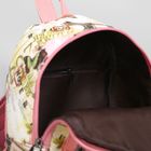 Рюкзак мол L-7190-1, 21*11*22, отдел на молнии, н/карман, розовый - Фото 5