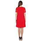 Платье женское DLs15-2, размер 52, рост 165-170 см, цвет красный - Фото 3