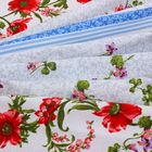 Скатерть "Доляна" Лилии 150*200 см, 100% хлопок,  ваф. Полотно - Фото 3