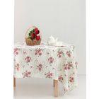 Скатерть "Доляна" Розы в провансе 150*200 см, 100% хлопок, рогожка, 162 г/м2 - Фото 1