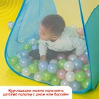 Шарики для сухого бассейна «Перламутровые», диаметр шара 7.5 см, набор 150 штук, цвет розовый, голубой, белый, зелёный - Фото 6