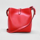 Сумка женская на магните, 1 отдел, с косметичкой на молнии, длинный ремень, цвет красный - Фото 3