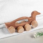 Массажер деревянный "Уточка", 8 роликов - Фото 2