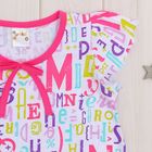 Сорочка ночная для девочки, рост 134-140 см, принт алфавит AZ-756 - Фото 3