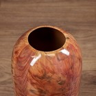 Ваза керамическая "Аурика", напольная, под мрамор, коричневая, 44 см, авторская работа - Фото 5