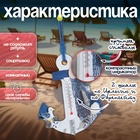 Термометр домашний настенный с крючком «Якорь с чайкой», 12×9.5×2.5 см - Фото 3