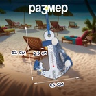 Термометр домашний настенный с крючком «Якорь с чайкой», 12×9.5×2.5 см - Фото 2