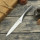 Нож кухонный Доляна «Молния», лезвие 12 см, цельнометаллический - Фото 1