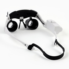 Лупа налобная 10-25х бинокулярная, с подсветкой, 6 линз в комплекте, 3 ААА - Фото 4