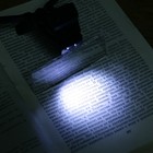Лупа налобная 1-3х бинокулярная, с подсветкой, 5 линз в комплекте, 3ААА - фото 8332746