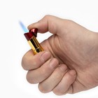 Зажигалка газовая для курения «Помада», 8.5×1.7 см, чёрная - Фото 3