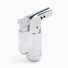 Зажигалка газовая «Горелка», пьезо, 6.8×4.5 см, цвет серебро - Фото 2