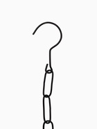 Цепочка-держатель для плечиков, звенья 4.7×1.8 см, L=110 см, чёрная - Фото 4