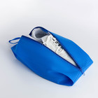 Сумка для обуви на молнии, цвет голубой - Фото 3