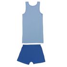 Комплект для мальчика (майка, трусы-боксеры), рост 140 см, цвет голубой - Фото 5