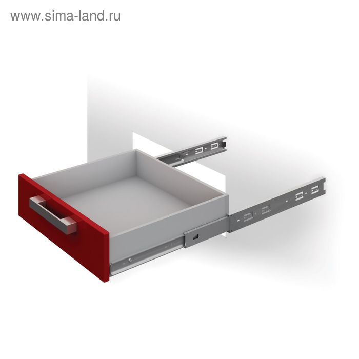 Шариковые направляющие BOYARD, DB4501Zn/300, H=45 мм, L=300 мм, 2 шт. - Фото 1